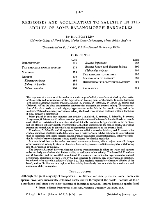 A Philosophical Transformations article from 1970